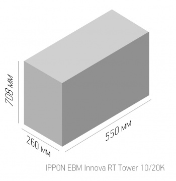 Ippon -  Дополнительный батарейный модуль для Innova RT Tower 3/1 10/20